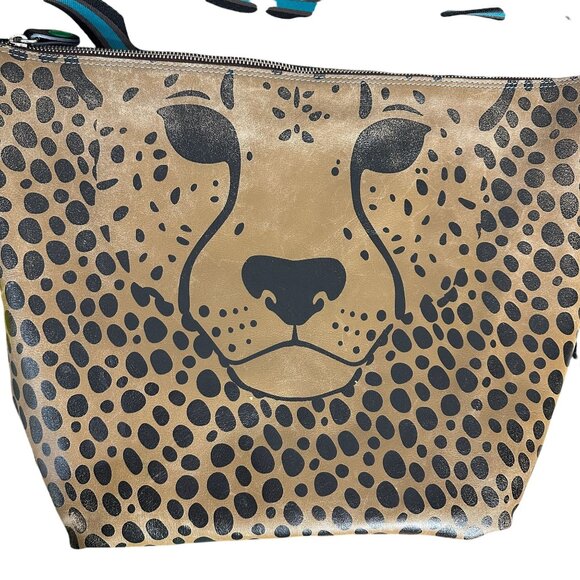 Gabs TIGER G3 Convertible Shoulder Bag Backpack Tote Leather Denim Animal Print - Picture 8 of 15